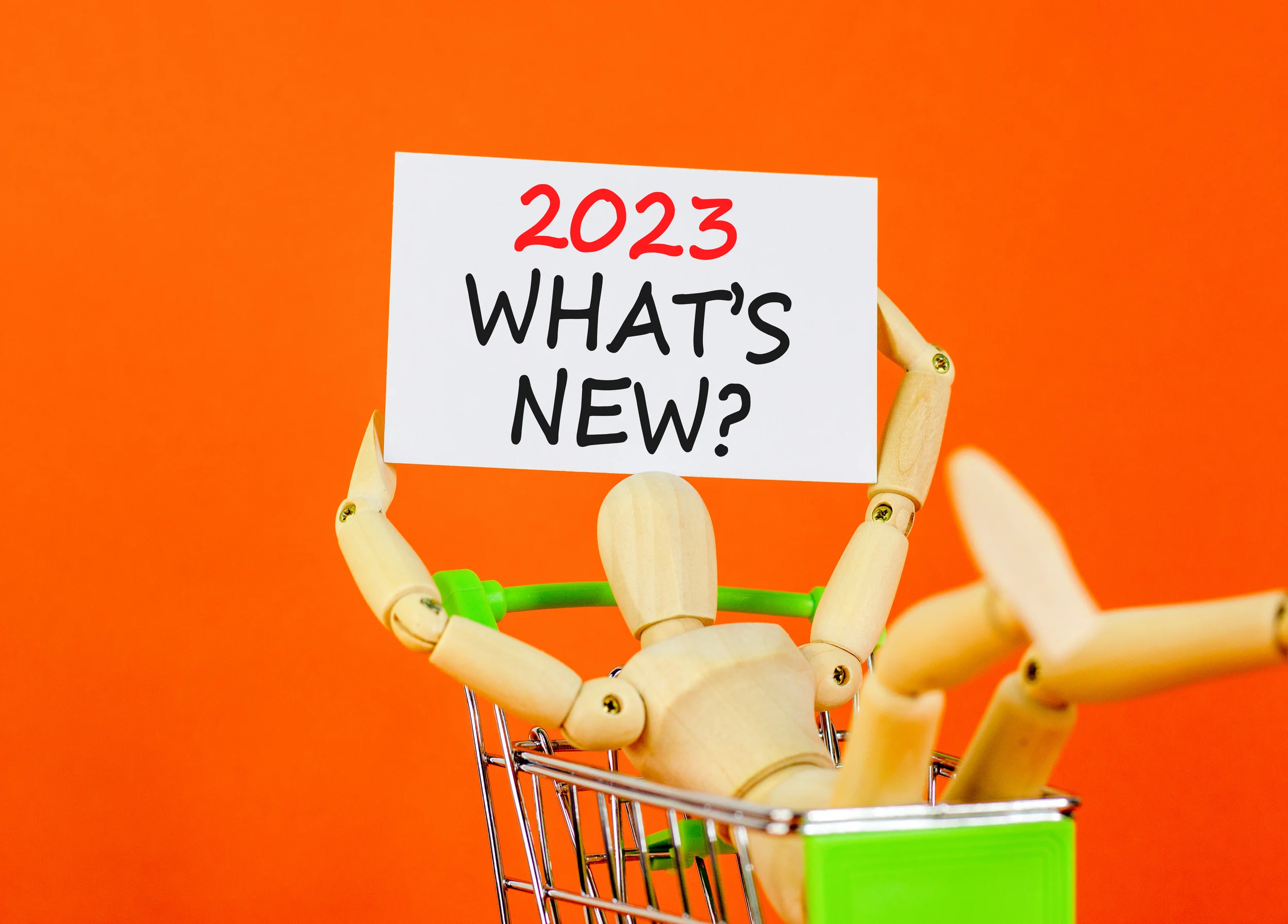 What's New in 2023 sign